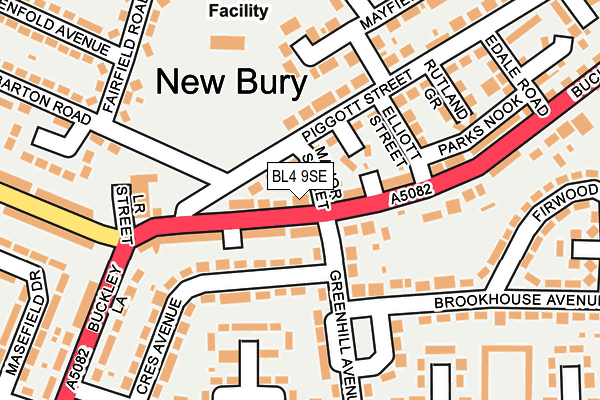 BL4 9SE map - OS OpenMap – Local (Ordnance Survey)