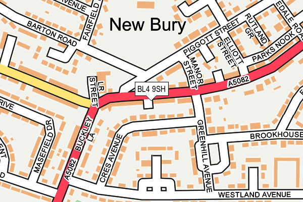 BL4 9SH map - OS OpenMap – Local (Ordnance Survey)