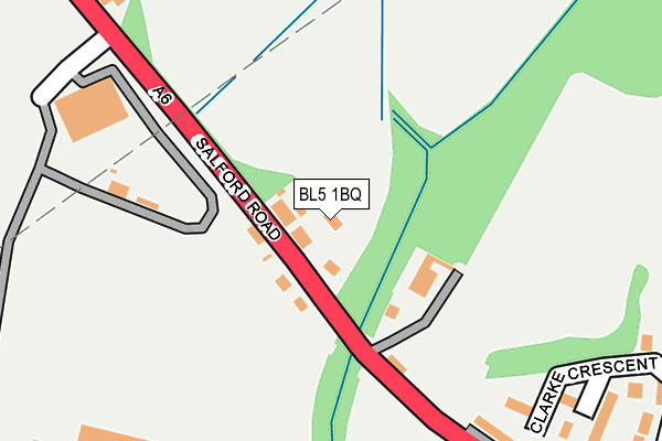 BL5 1BQ map - OS OpenMap – Local (Ordnance Survey)