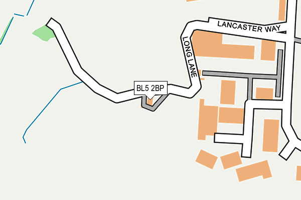 BL5 2BP map - OS OpenMap – Local (Ordnance Survey)