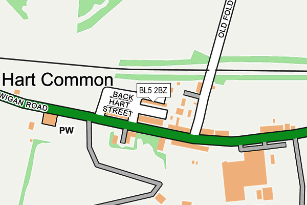 Map of A1 LANDSCAPES & SONS LTD at local scale