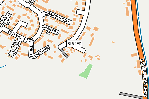 BL5 2ED map - OS OpenMap – Local (Ordnance Survey)