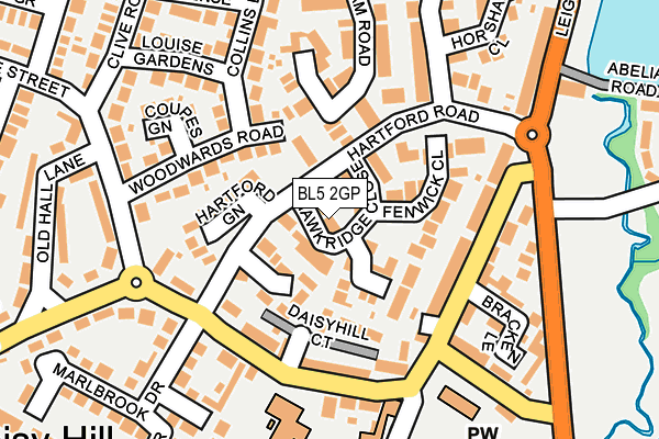 BL5 2GP map - OS OpenMap – Local (Ordnance Survey)