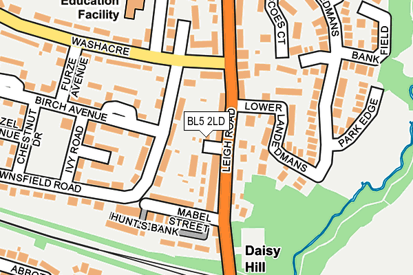 BL5 2LD map - OS OpenMap – Local (Ordnance Survey)