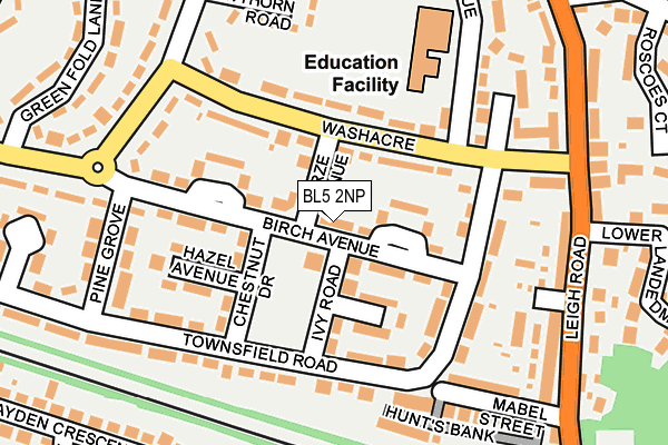 BL5 2NP map - OS OpenMap – Local (Ordnance Survey)