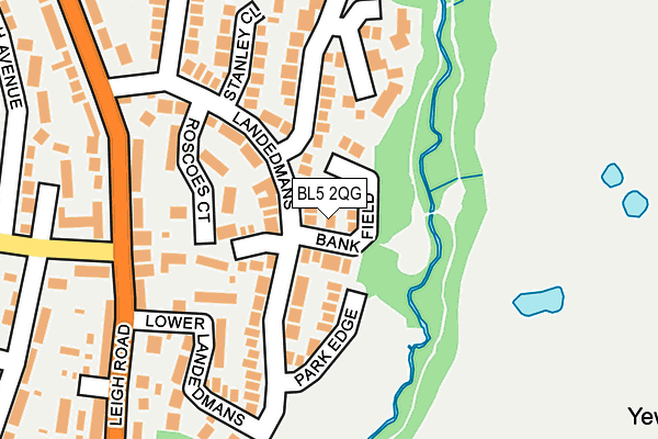 BL5 2QG map - OS OpenMap – Local (Ordnance Survey)