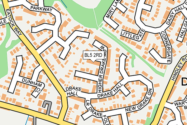 BL5 2RD map - OS OpenMap – Local (Ordnance Survey)