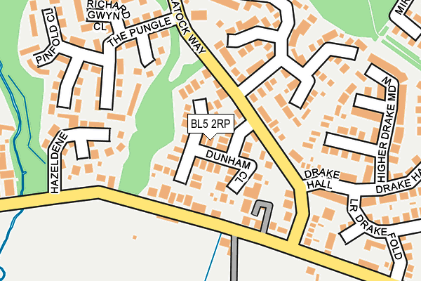 BL5 2RP map - OS OpenMap – Local (Ordnance Survey)