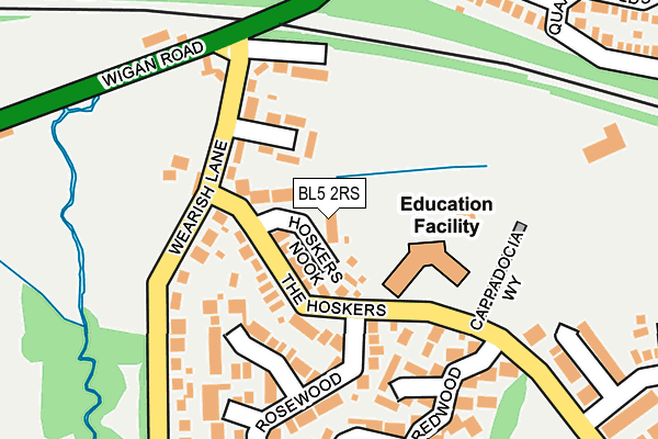 Map of COTTON FITNESS LTD at local scale