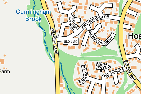 BL5 2SR map - OS OpenMap – Local (Ordnance Survey)