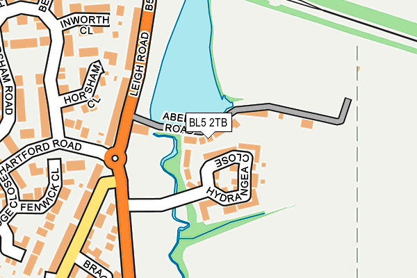 BL5 2TB map - OS OpenMap – Local (Ordnance Survey)