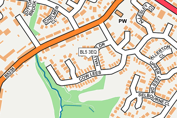 BL5 3EQ map - OS OpenMap – Local (Ordnance Survey)