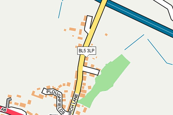BL5 3LP map - OS OpenMap – Local (Ordnance Survey)