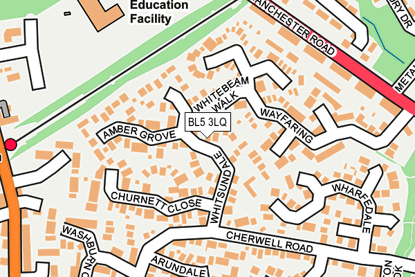 BL5 3LQ map - OS OpenMap – Local (Ordnance Survey)