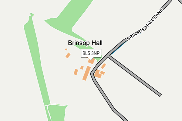 BL5 3NP map - OS OpenMap – Local (Ordnance Survey)