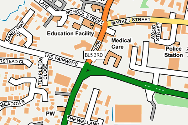 Map of THOMAS HERBERT ACADEMY LIMITED at local scale