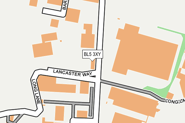 BL5 3XY map - OS OpenMap – Local (Ordnance Survey)