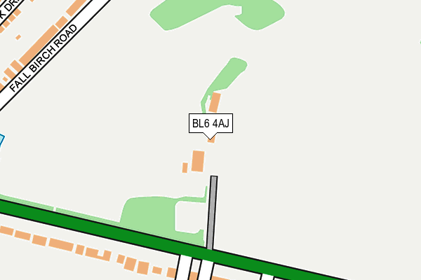 BL6 4AJ map - OS OpenMap – Local (Ordnance Survey)
