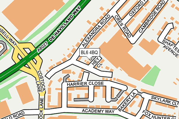 BL6 4BQ map - OS OpenMap – Local (Ordnance Survey)