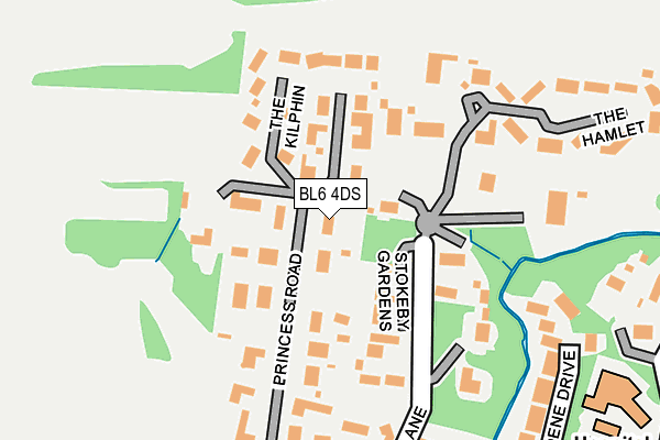 BL6 4DS map - OS OpenMap – Local (Ordnance Survey)
