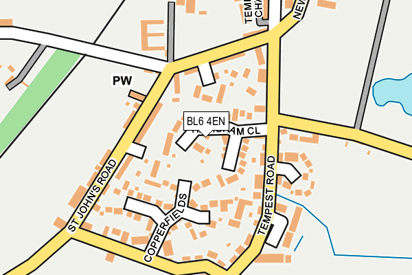 BL6 4EN map - OS OpenMap – Local (Ordnance Survey)