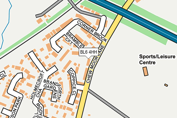 BL6 4HH map - OS OpenMap – Local (Ordnance Survey)