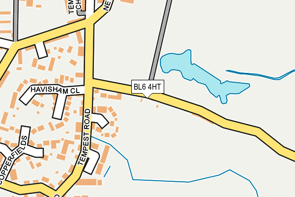 BL6 4HT map - OS OpenMap – Local (Ordnance Survey)