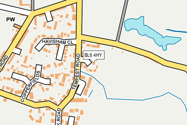 Map of PULLWOOD ENERGY SERVICES LTD at local scale