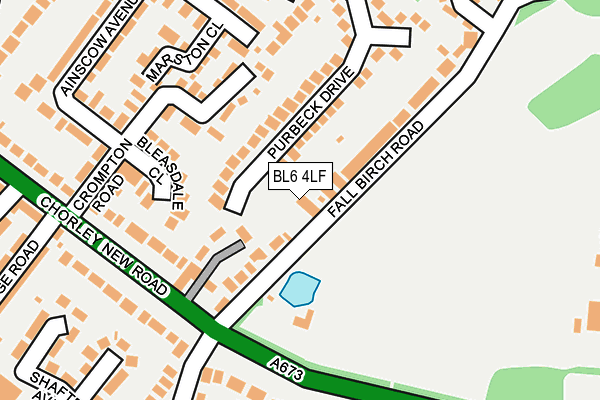 BL6 4LF map - OS OpenMap – Local (Ordnance Survey)