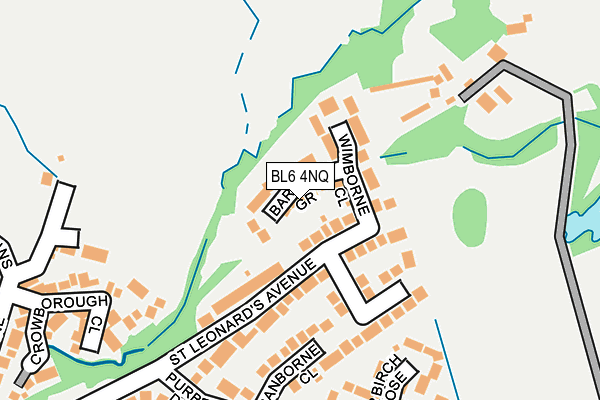 BL6 4NQ map - OS OpenMap – Local (Ordnance Survey)