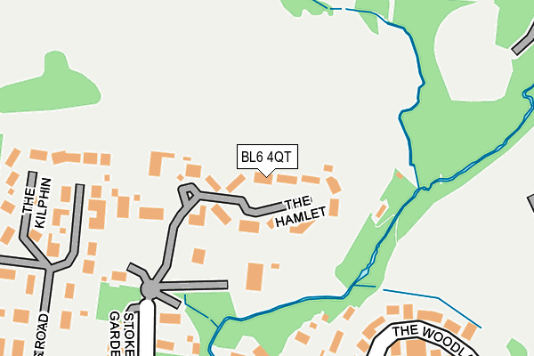 BL6 4QT map - OS OpenMap – Local (Ordnance Survey)