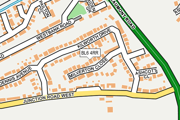 BL6 4RR map - OS OpenMap – Local (Ordnance Survey)