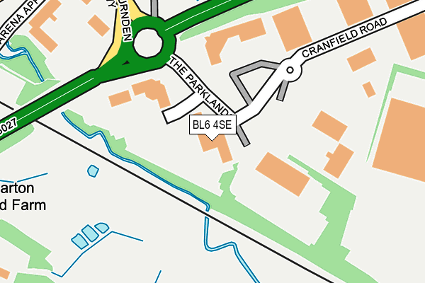 BL6 4SE map - OS OpenMap – Local (Ordnance Survey)