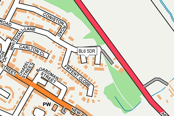 BL6 5DR map - OS OpenMap – Local (Ordnance Survey)