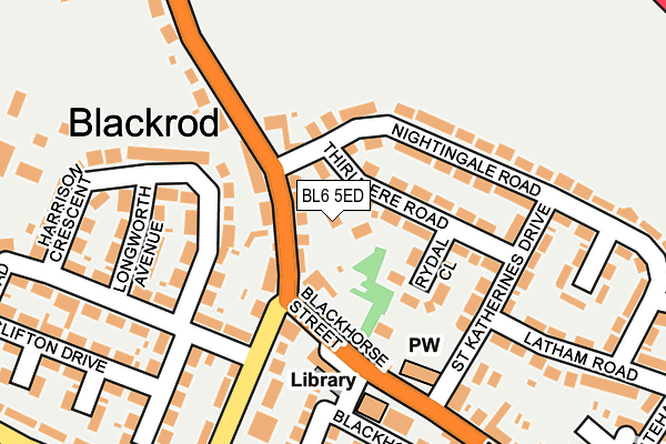 BL6 5ED map - OS OpenMap – Local (Ordnance Survey)