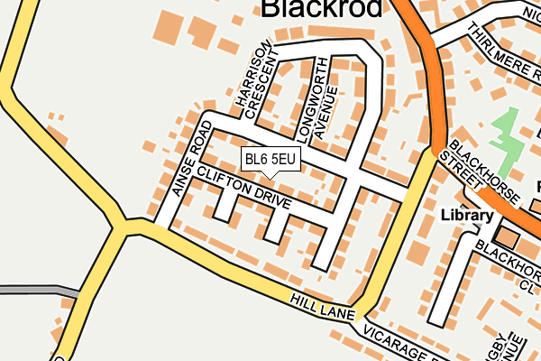 BL6 5EU map - OS OpenMap – Local (Ordnance Survey)