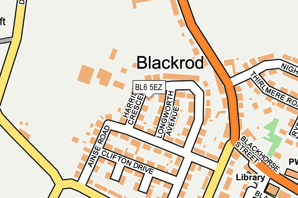 BL6 5EZ map - OS OpenMap – Local (Ordnance Survey)