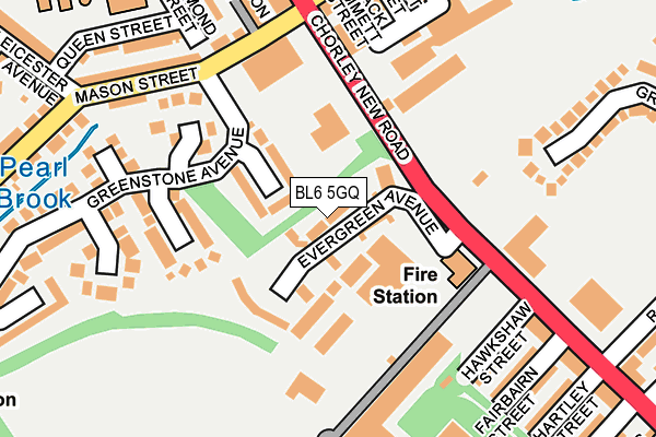 BL6 5GQ map - OS OpenMap – Local (Ordnance Survey)