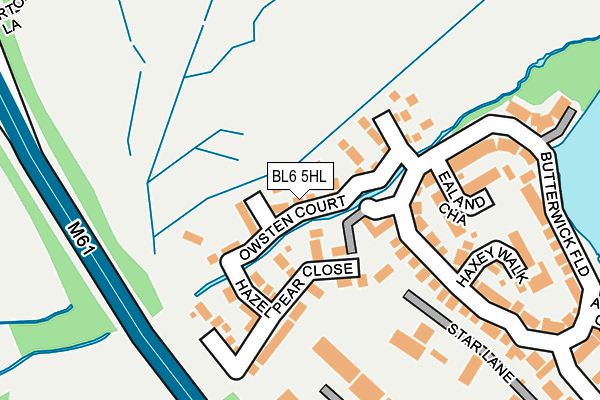 BL6 5HL map - OS OpenMap – Local (Ordnance Survey)