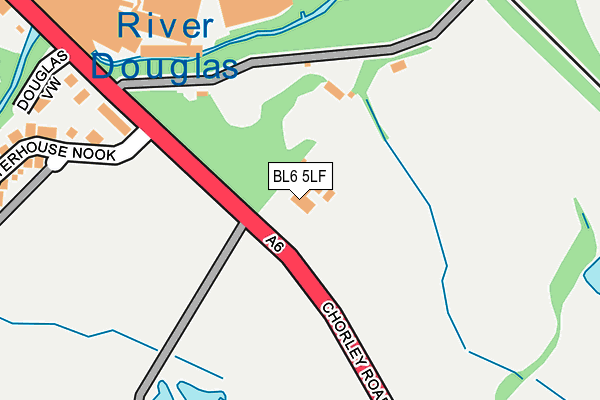 BL6 5LF map - OS OpenMap – Local (Ordnance Survey)