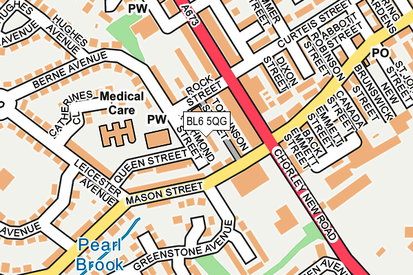 BL6 5QG map - OS OpenMap – Local (Ordnance Survey)