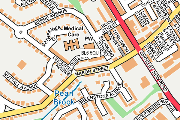 BL6 5QU map - OS OpenMap – Local (Ordnance Survey)