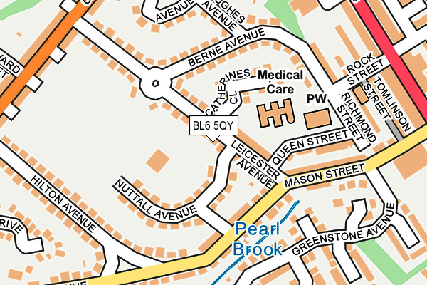 BL6 5QY map - OS OpenMap – Local (Ordnance Survey)