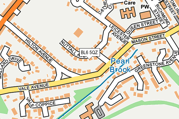 BL6 5QZ map - OS OpenMap – Local (Ordnance Survey)