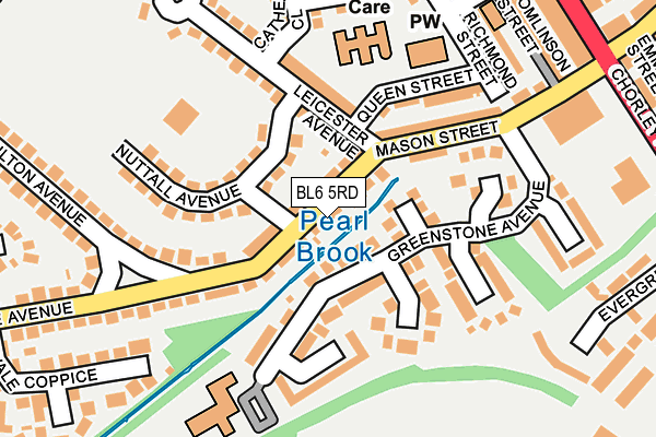 BL6 5RD map - OS OpenMap – Local (Ordnance Survey)