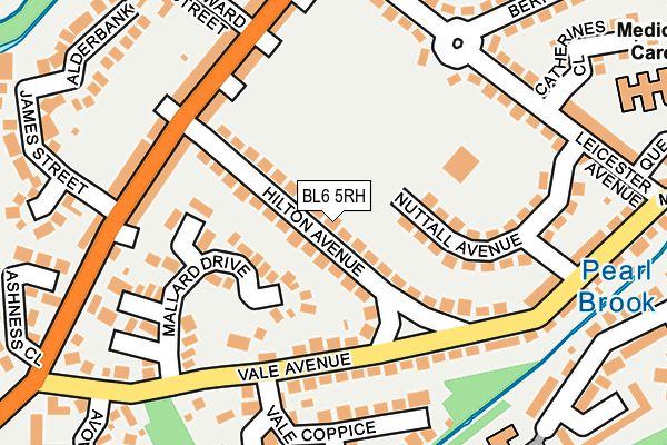 BL6 5RH map - OS OpenMap – Local (Ordnance Survey)