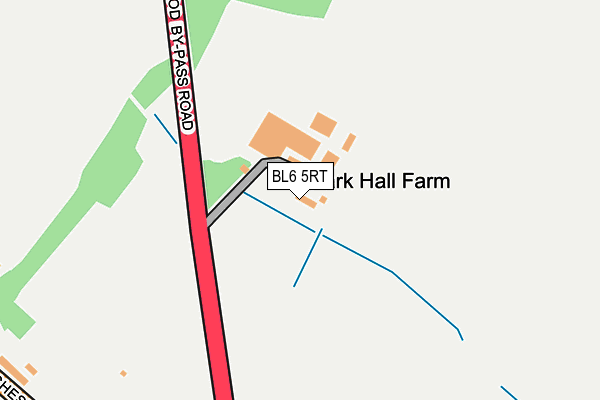 BL6 5RT map - OS OpenMap – Local (Ordnance Survey)