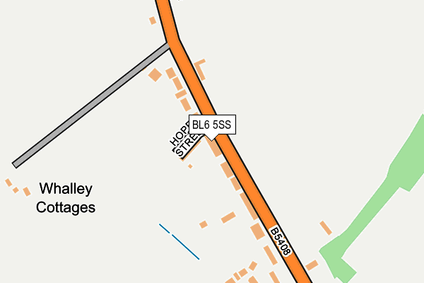 BL6 5SS map - OS OpenMap – Local (Ordnance Survey)