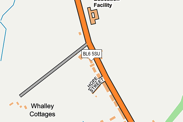 Map of BLACKROD MOT STATION LIMITED at local scale