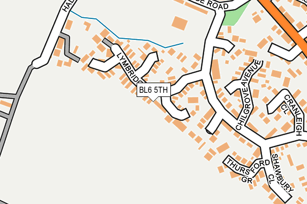 BL6 5TH map - OS OpenMap – Local (Ordnance Survey)